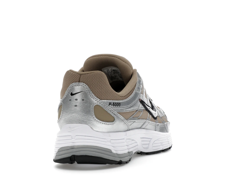 Nike P-6000 Khaki Metallic Silver