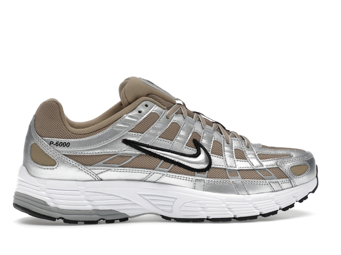 Nike P-6000 Khaki Metallic Silver