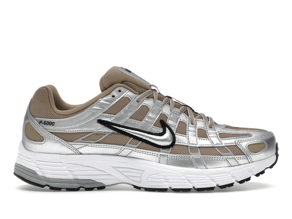 Nike P-6000 Khaki Metallic Silver