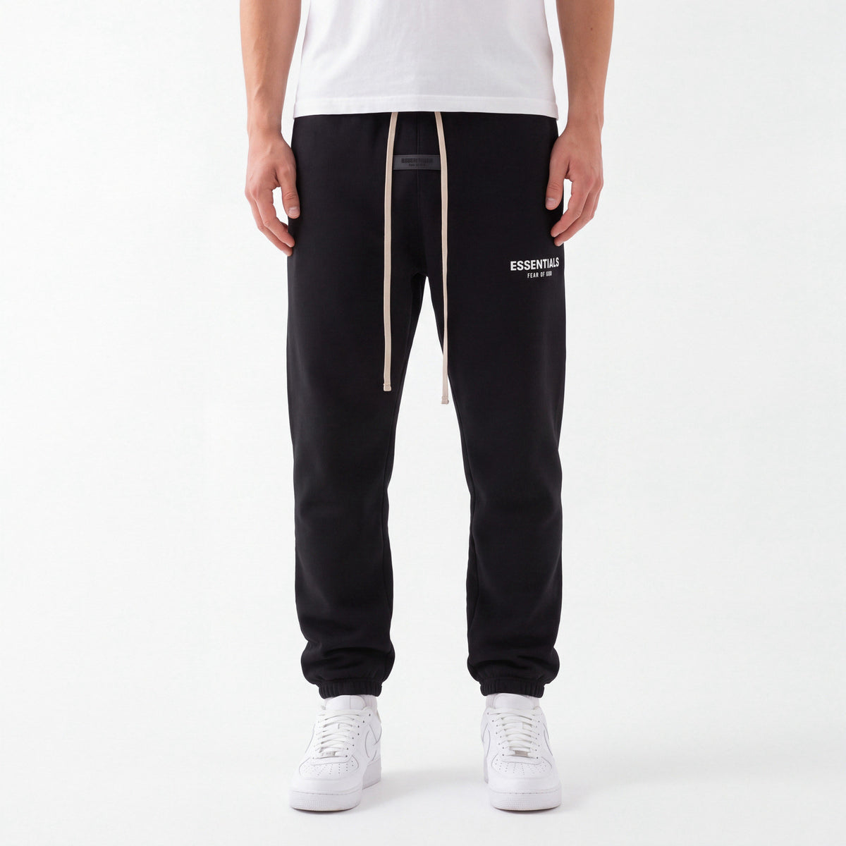 tepláky Fear of God Essentials S24 Fleece Sweatpants Black 130HO242020F ADONIO
