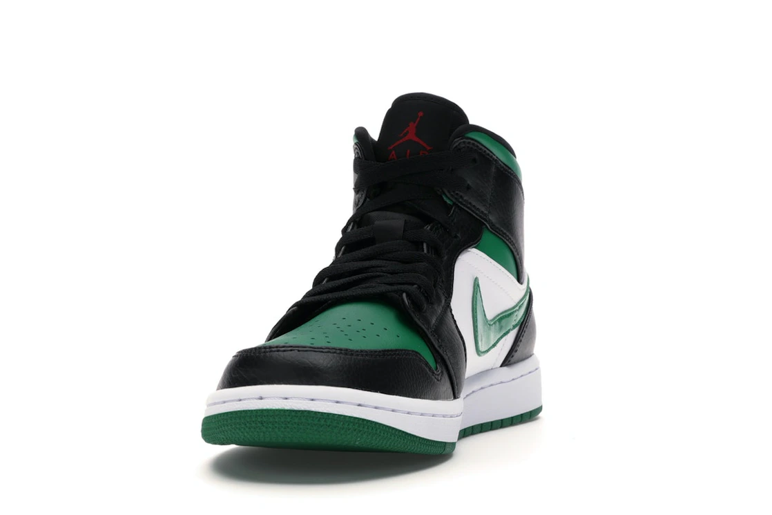 Jordan 1 Mid Green Toe