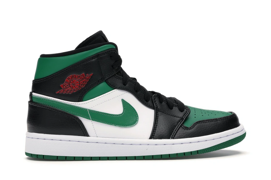 Jordan 1 Mid Green Toe