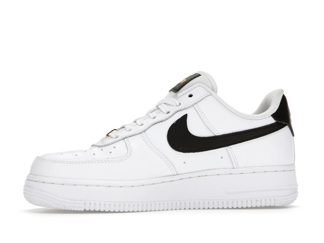 tenisky a boty Nike Air Force 1 Low '07 Essential White Black Gold Mini Swoosh (W) CZ0270-102 ADONIO