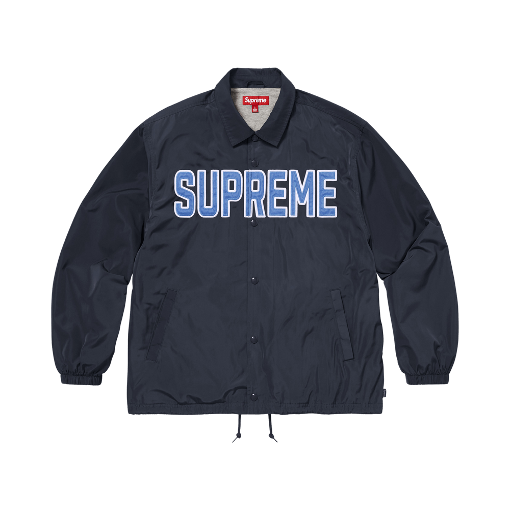 Supreme Spellout Coaches Jacket 'Navy'