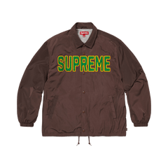 Supreme Spellout Coaches Jacket 'Brown'