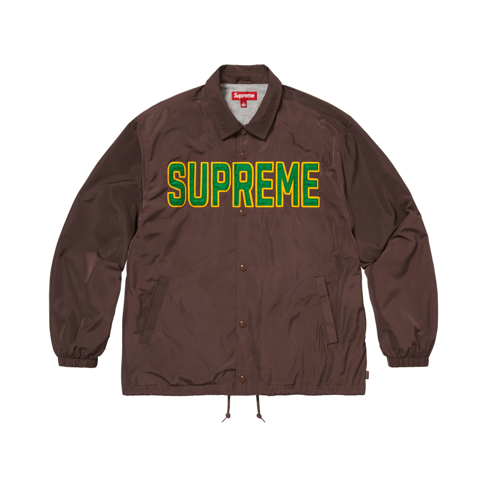 Supreme Spellout Coaches Jacket 'Brown'