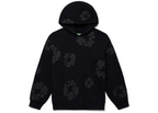 Denim Tears Cotton Wreath Hoodie Black Monochrome