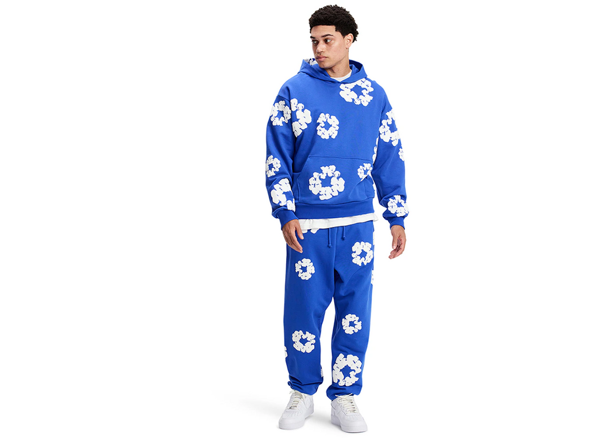 Denim Tears The Cotton Wreath Sweatshirt Royal Blue ADONIO