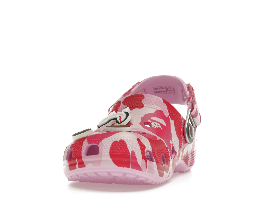 Crocs Classic Clog A Bathing Ape ABC Camo Pink
