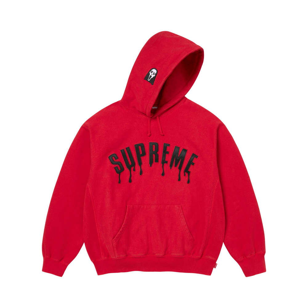 Supreme Ghostface Arc Hooded Sweatshirt 'Red'