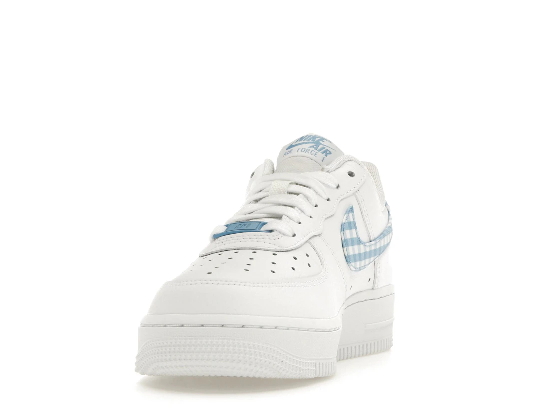 Nike Air Force 1 Low '07 Essential White University Blue Gingham