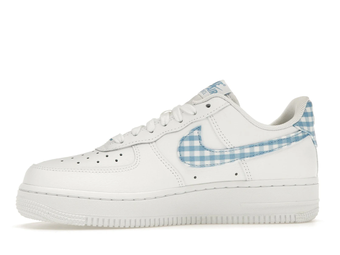 Nike Air Force 1 Low '07 Essential White University Blue Gingham