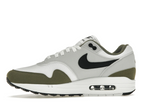 Nike Air Max 1 White Black Medium Olive