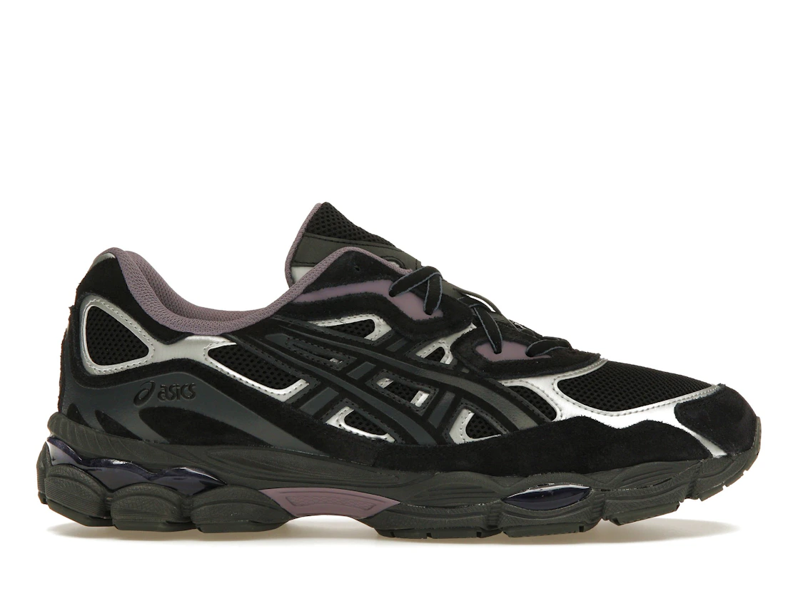 ASICS Gel-NYC Black Purple Graphite Grey