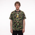 tričko adidas x BAPE Football Graphic Slim Jersey T-shirt Green KB2202 ADONIO
