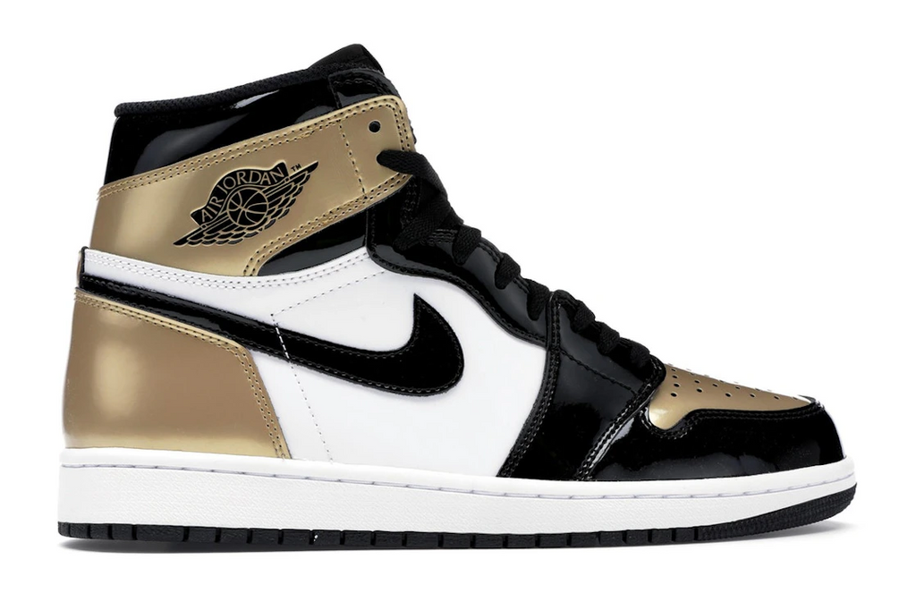 Jordan 1 Retro High NRG Patent Gold Toe