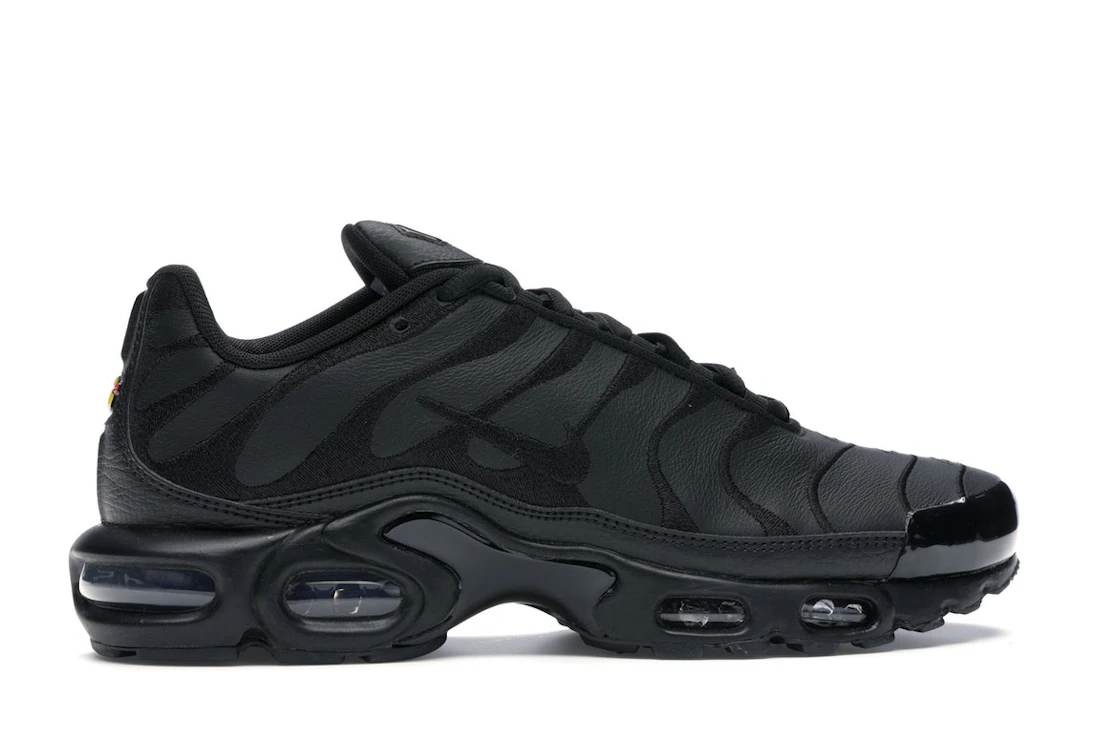 Nike Air Max Plus Triple Black Leather