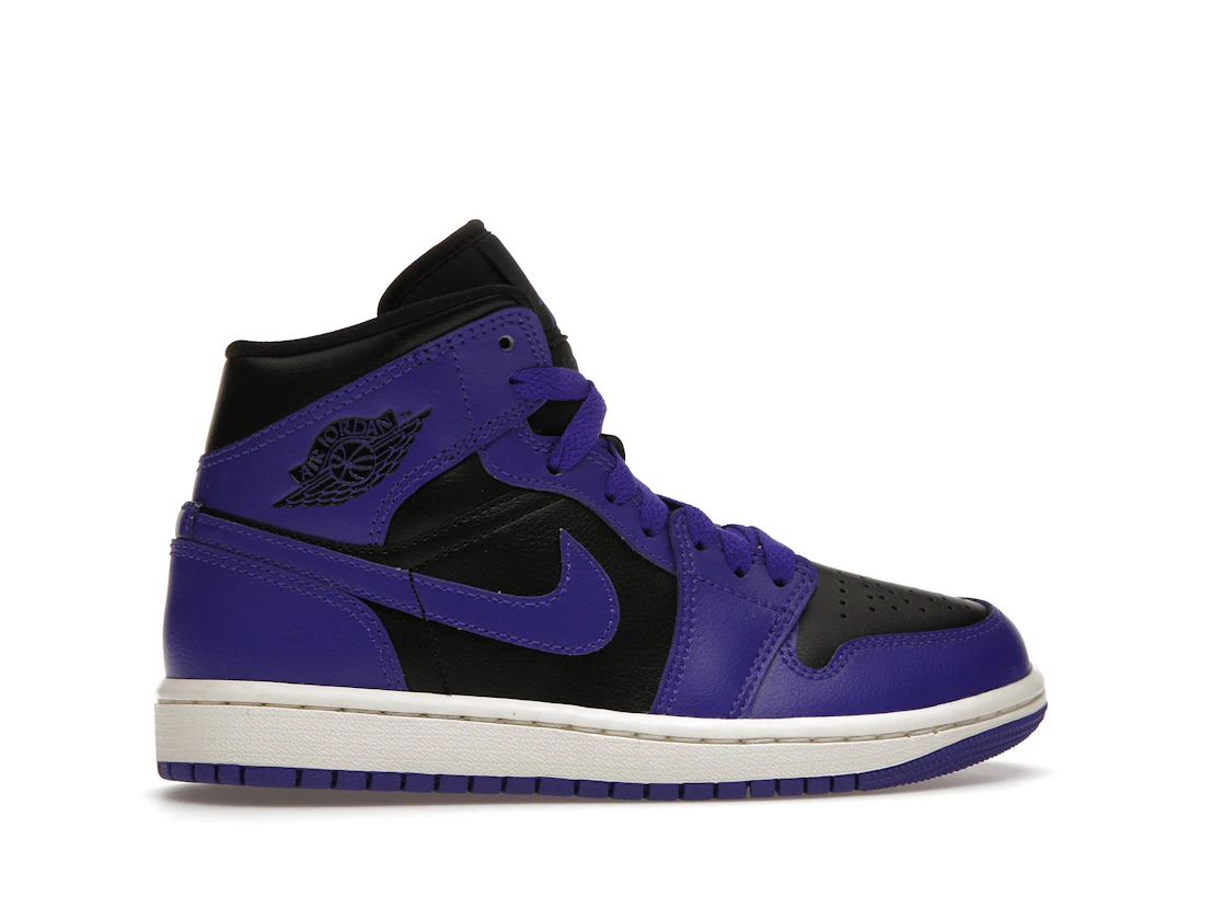 Air Jordan 1 Mid Purple Black (W)