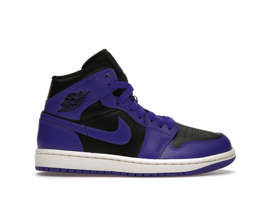 Air Jordan 1 Mid Purple Black (W)