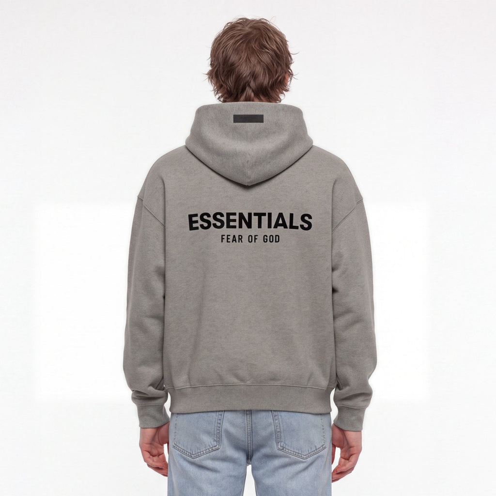 Fear of God Essentials S22 Hoodie Dark Oatmeal 192BT212113F ADONIO