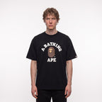 tričko BAPE College T-Shirt Black ADONIO