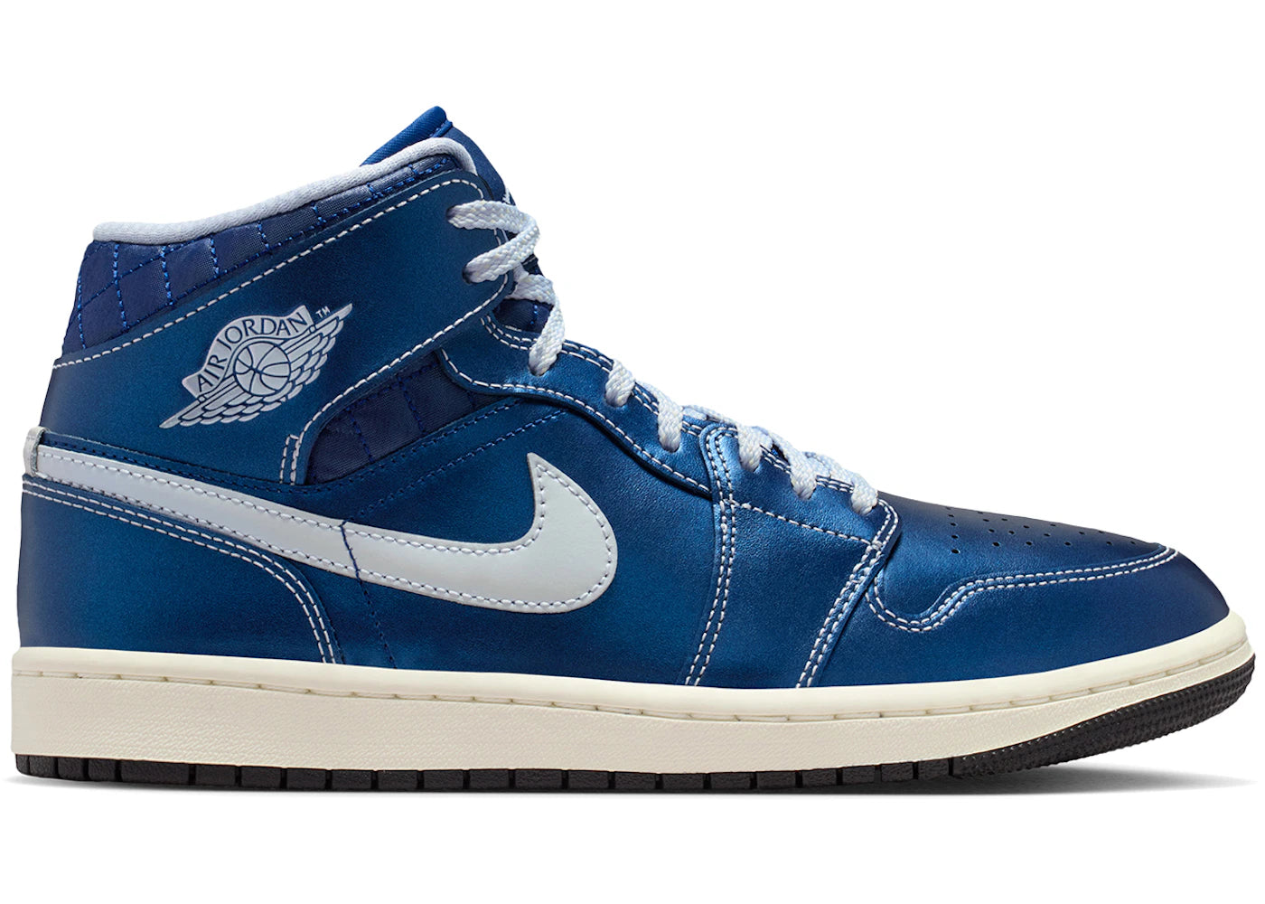 Jordan 1 Mid SE Metallic Blue Quilted (W)