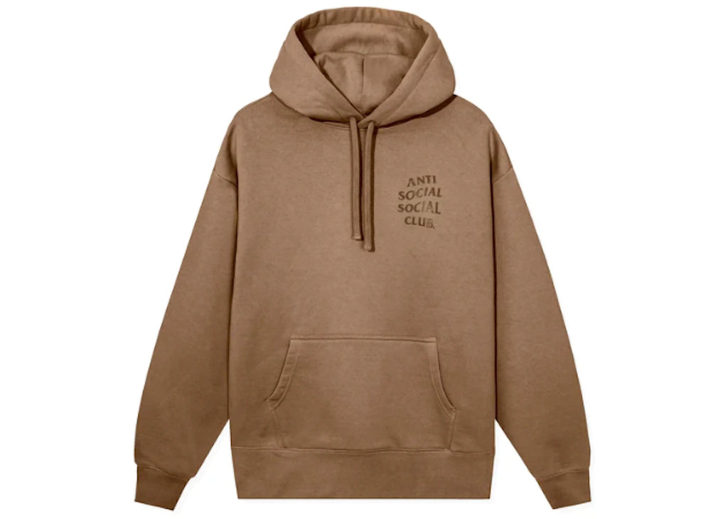 Anti Social Social Club Cancelled Tonal Hoodie Saddle
