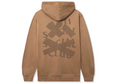 Anti Social Social Club Cancelled Tonal Hoodie Saddle