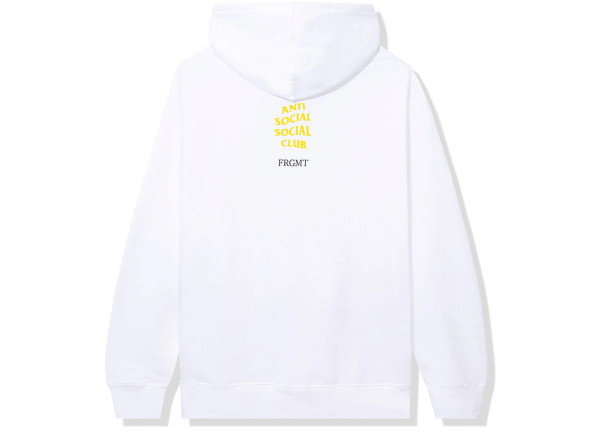 Anti Social Social Club x Fragment Called Interference Hoodie White