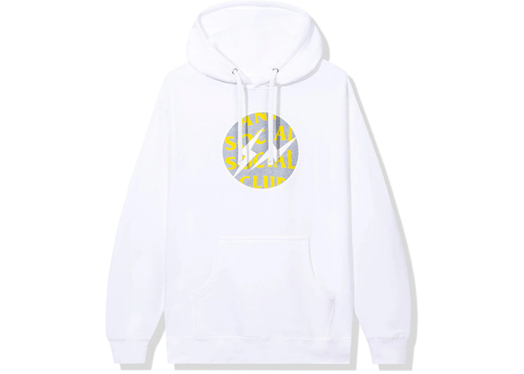 Anti Social Social Club x Fragment Called Interference Hoodie White