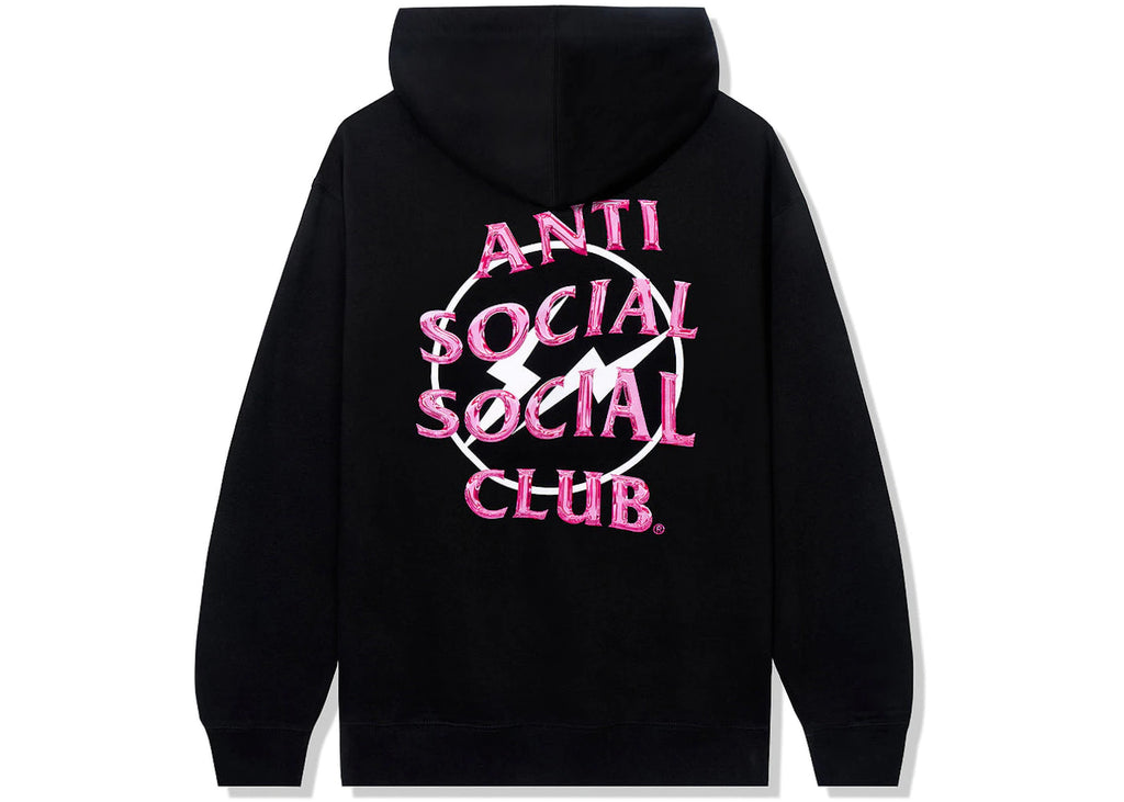 Anti Social Social Club x Fragment Precious Petals Hoodie Black Pink