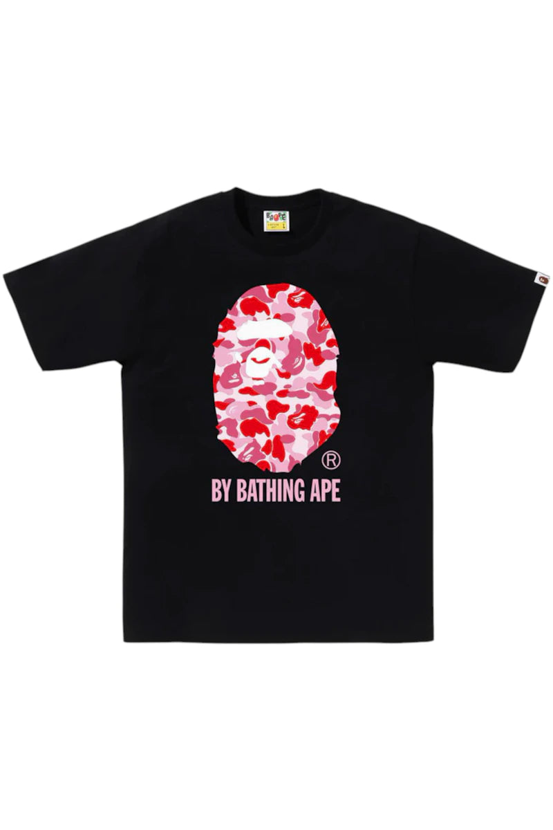 tričko BAPE ABC Camo By Bathing Ape T-Shirt Black/Pink SS25 1L30-110-007 ADONIO
