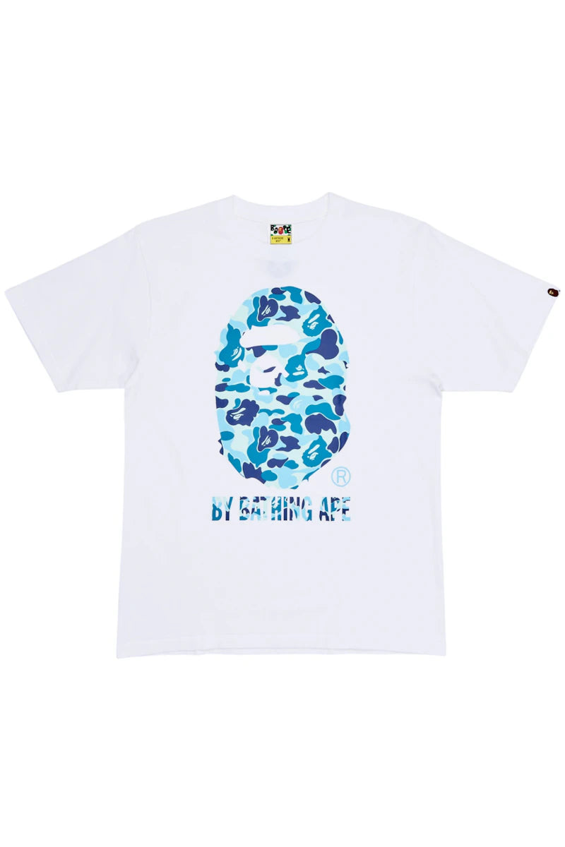 tričko BAPE ABC Camo by bathing Ape T-Shirt White/Blue ADONIO