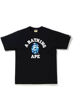 BAPE ABC Camo College T-Shirt Black/Blue