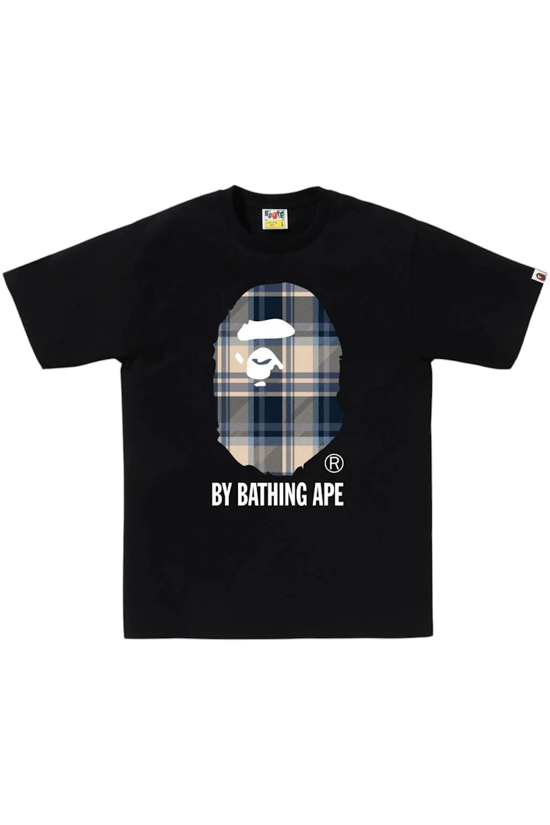 BAPE Check By Bathing Ape T-Shirt Black FW25