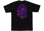 BAPE Color Camo Big Ape Head T-Shirt Black/Purple