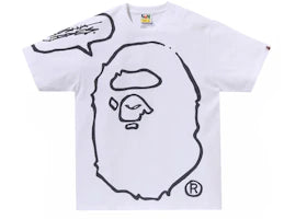 BAPE x Joshua Vides Ape Head T-Shirt White