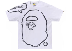 BAPE x Joshua Vides Ape Head T-Shirt White