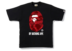 BAPE Color Camo By Bathing Ape T-Shirt Black/Red FW22