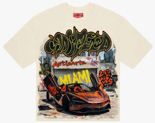 Godspeed Miami Artlanta Tee White