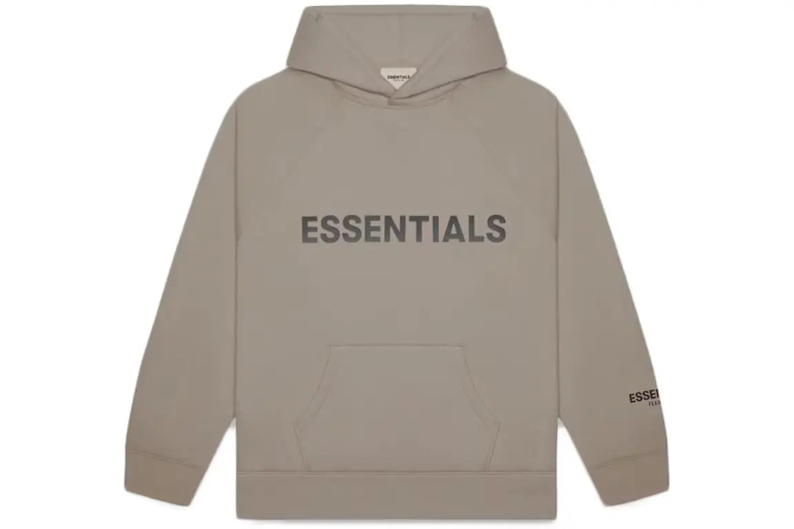 Fear of God Essentials Hoodie Applique (FW20) Taupe