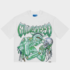 Godspeed Freedoms Protocol Tee White