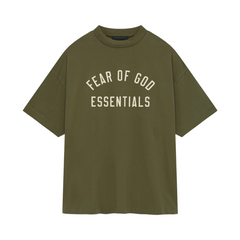 Fear of God Essentials Jersey Crewneck T-Shirt State (FW24) Military