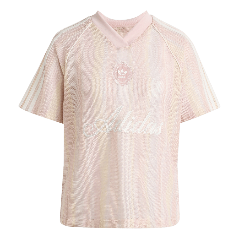 Adidas Originals Summer Glow Knitted Oversized Jersey Pink