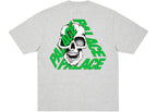 Palace P3 Skull T-shirt Grey Marl