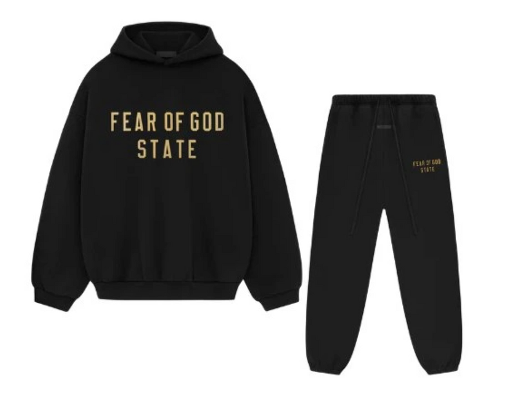 Fear of God Essentials FW24 Black Yellow State - Full Set