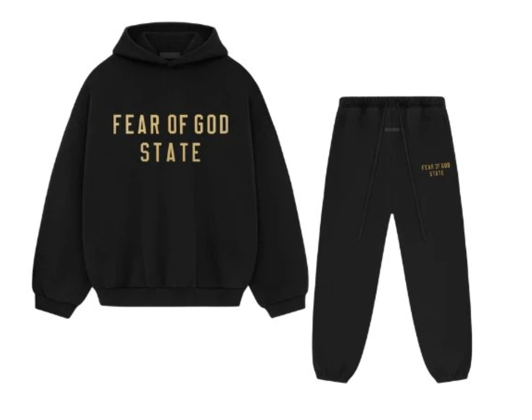 Fear of God Essentials FW24 Black Yellow State - Full Set