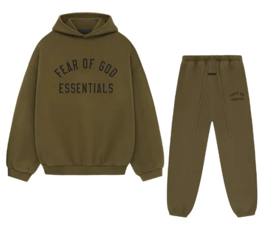 Fear of God Essentials FW24 Olive - Full Set