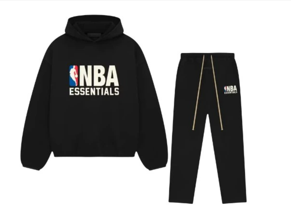 Fear of God Essentials NBA Black White - Full Set