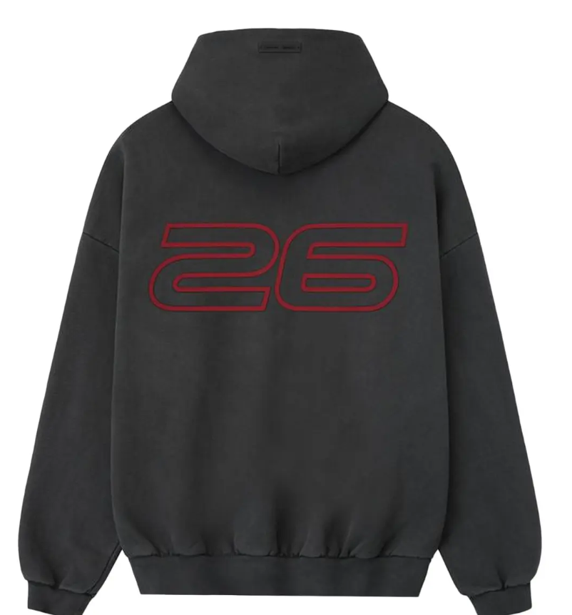 Fear of God Essentials 90s Hoodie Iron Grey